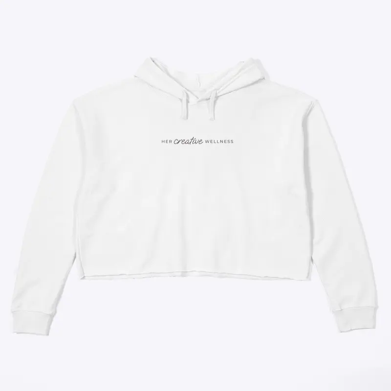 Her Creative Wellness Cropped Hoodie 